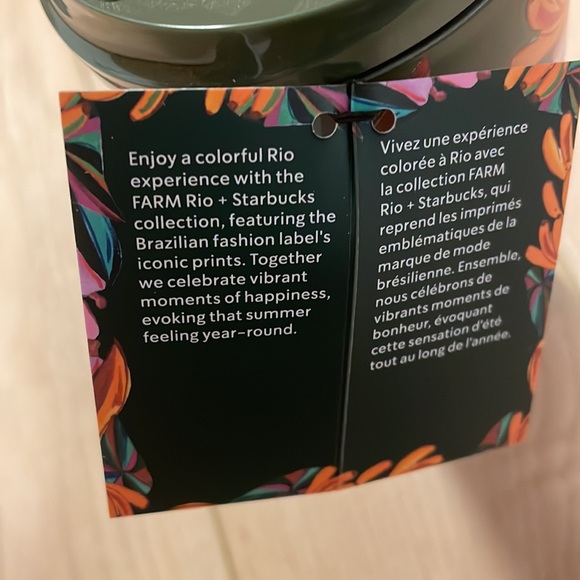 FARM Rio x Starbucks Banana Leaves 16oz Stainless Tumbler - Picture 6 of 12